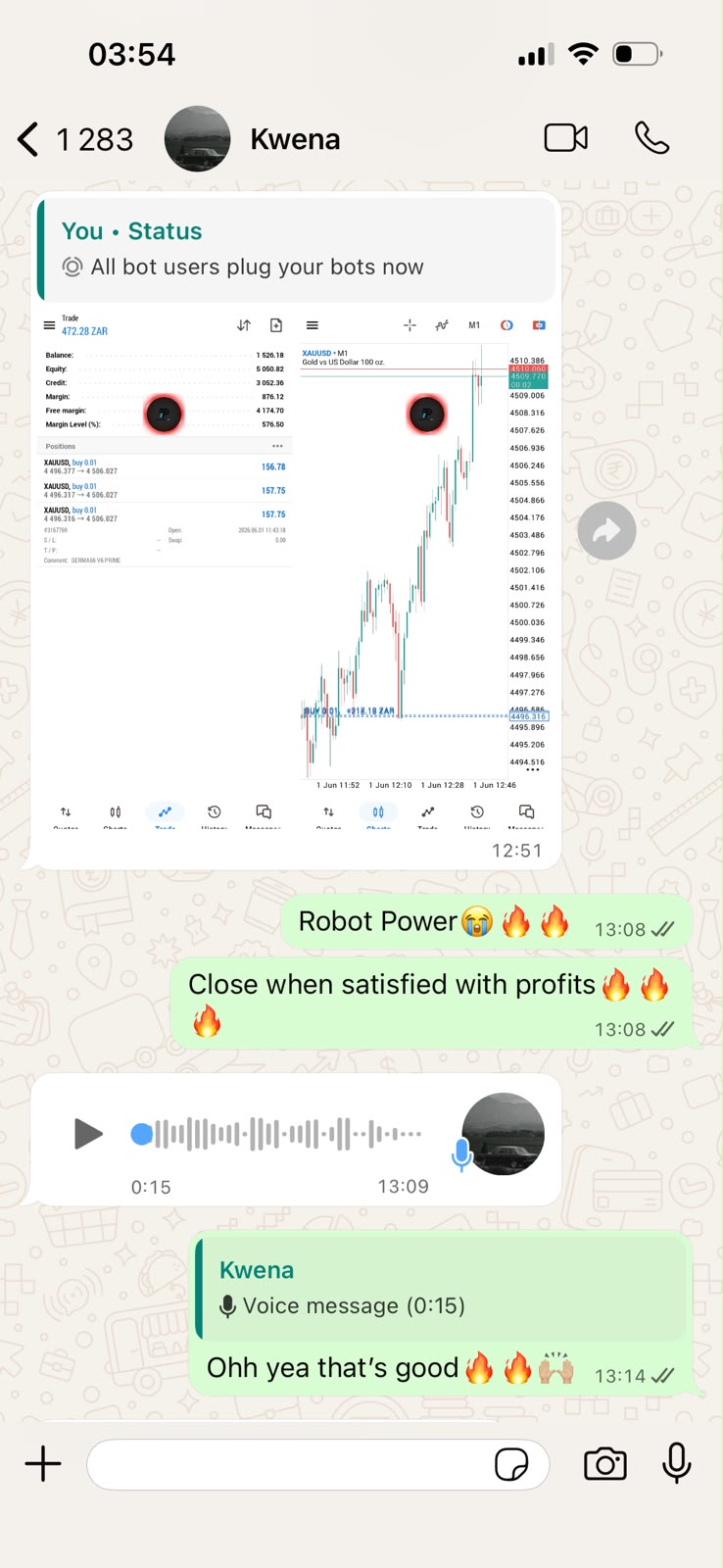 Kwena — verified GERMA66 V6+ client result